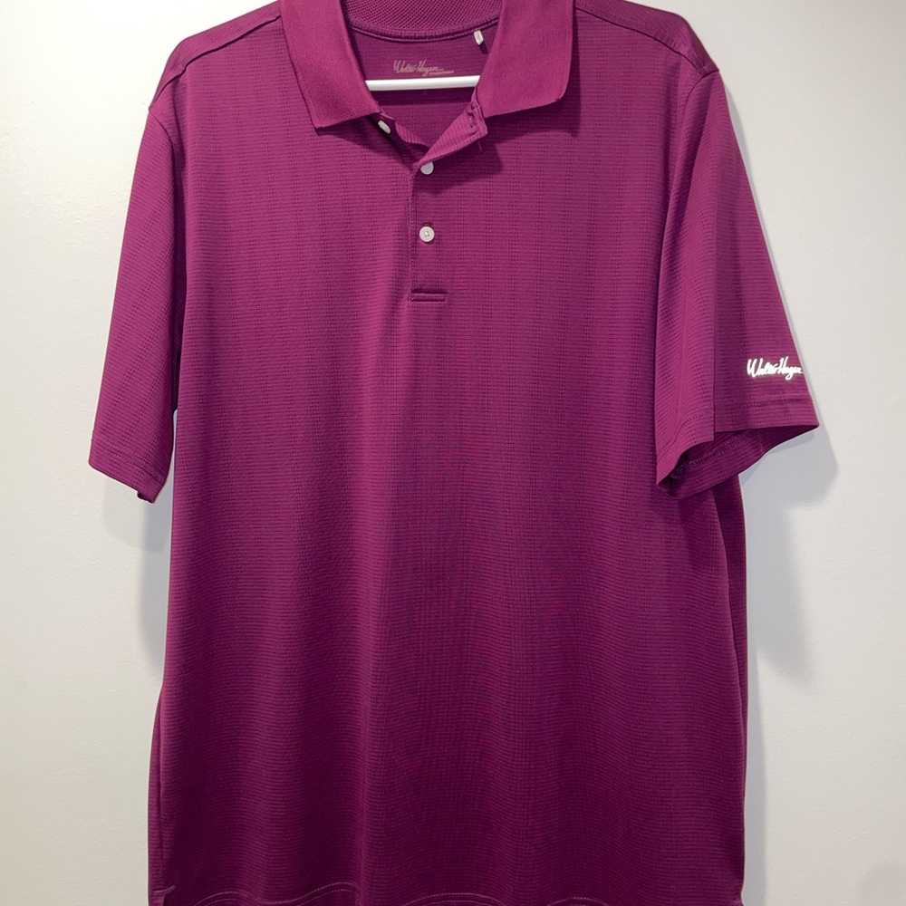 Men’s Dri Fit Walter Hagen Magenta Performance Polo